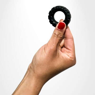 Fat tire silicone cock rings
