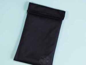 Packing Pouch with magnetic closure, from New York toy collective In black