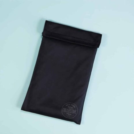 packer pouch black Packing Pouch with magnetic closure, from New York toy collective In black