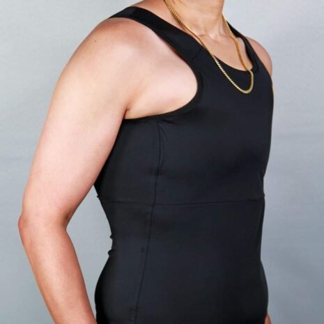 3 Black mesh binder full length