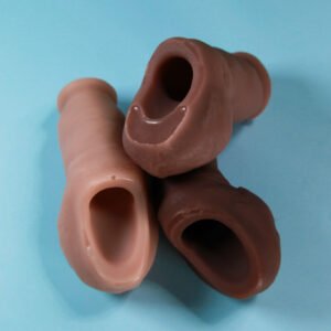 STP Sam, Handmade silicone toy, with slight imperfections and discounted shown in caramel, hazelnut and chocolate, also available in cashew but not shown