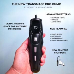 Transmasc Pro Pump with digital pressure gauge