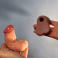 nytc-transmasc-sleeve-handmade-silicone-realistic-painted-toy-group-cashew-chocolate-angle-profile-back