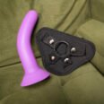purple harness kit posable lifestyle